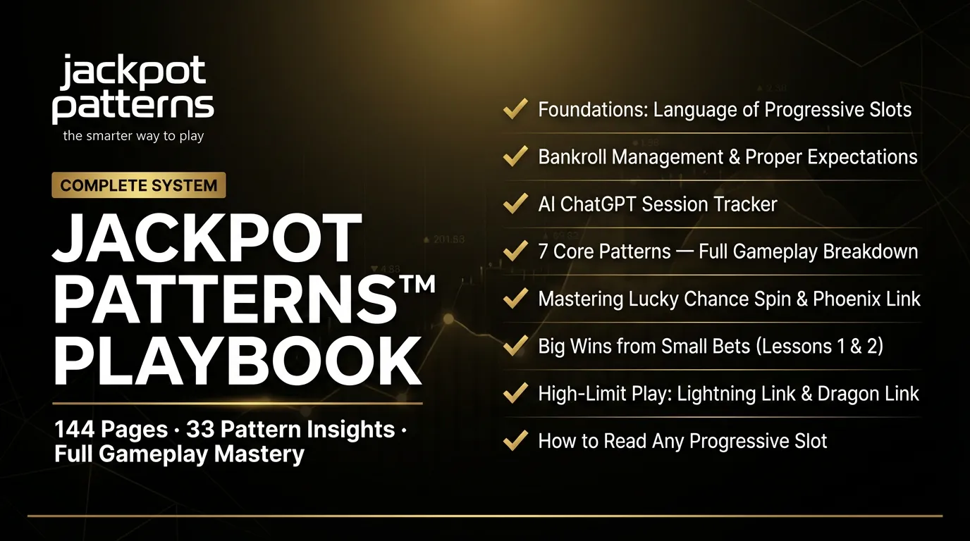 Jackpot Patterns Playbook course preview
