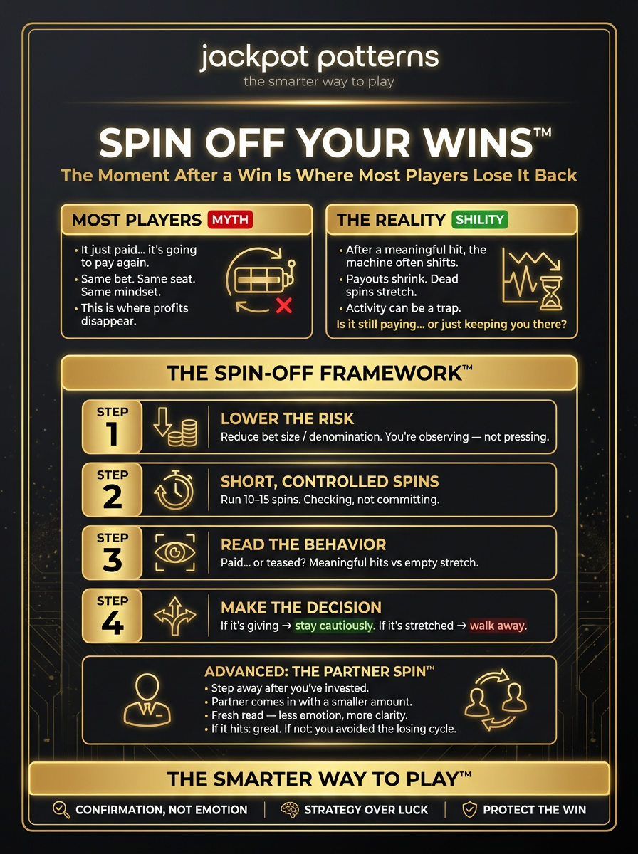 The Spin-Off Framework — Lower the risk, run short controlled spins, read the behavior, make the decision.