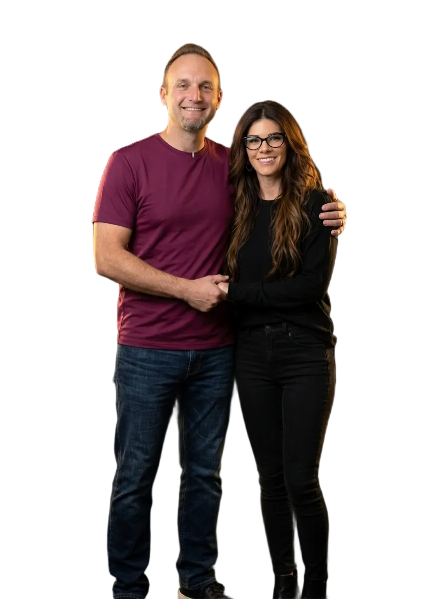 Will and Jess, founders of Jackpot Patterns