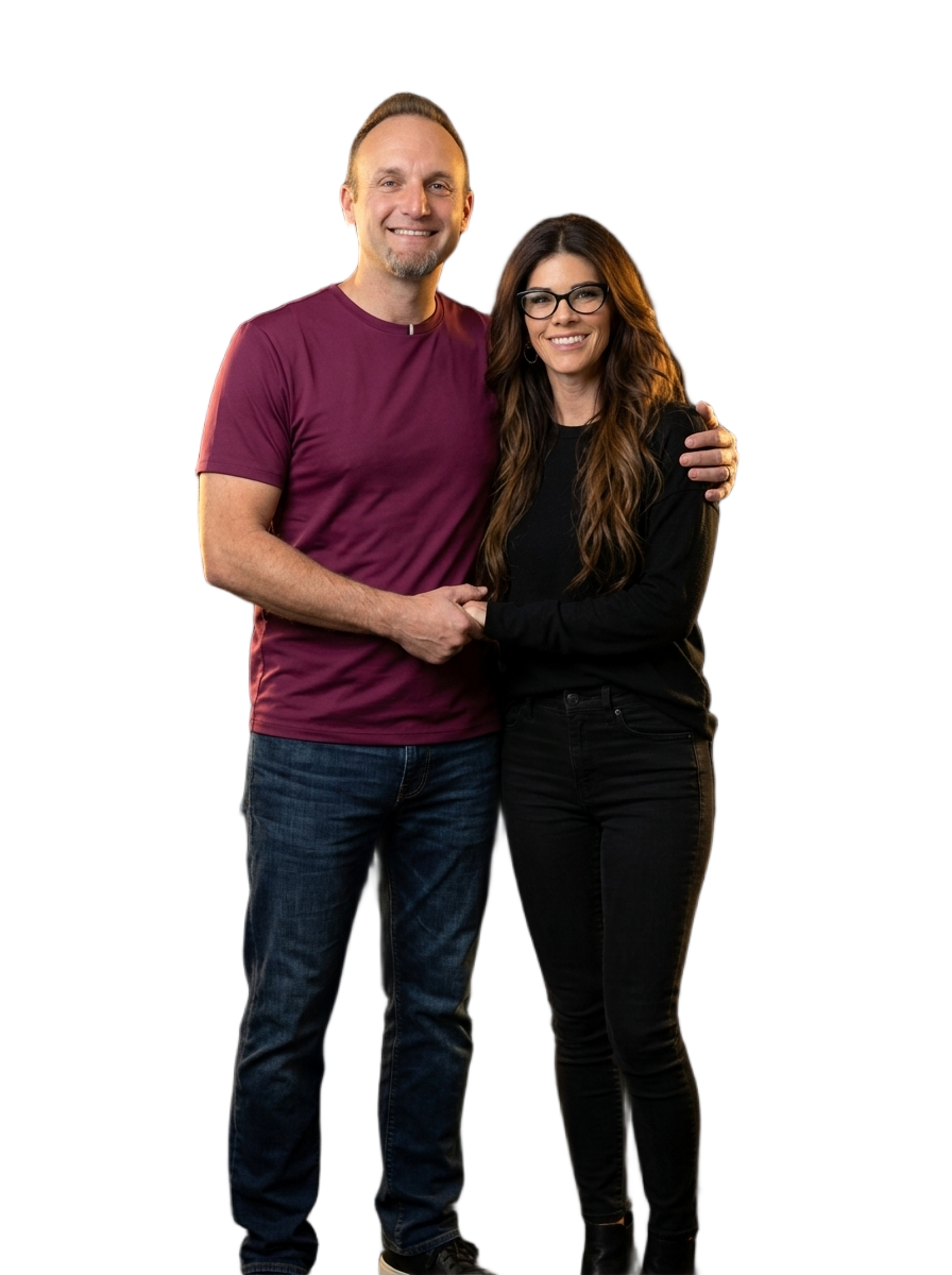 Will and Jess, founders of Jackpot Patterns
