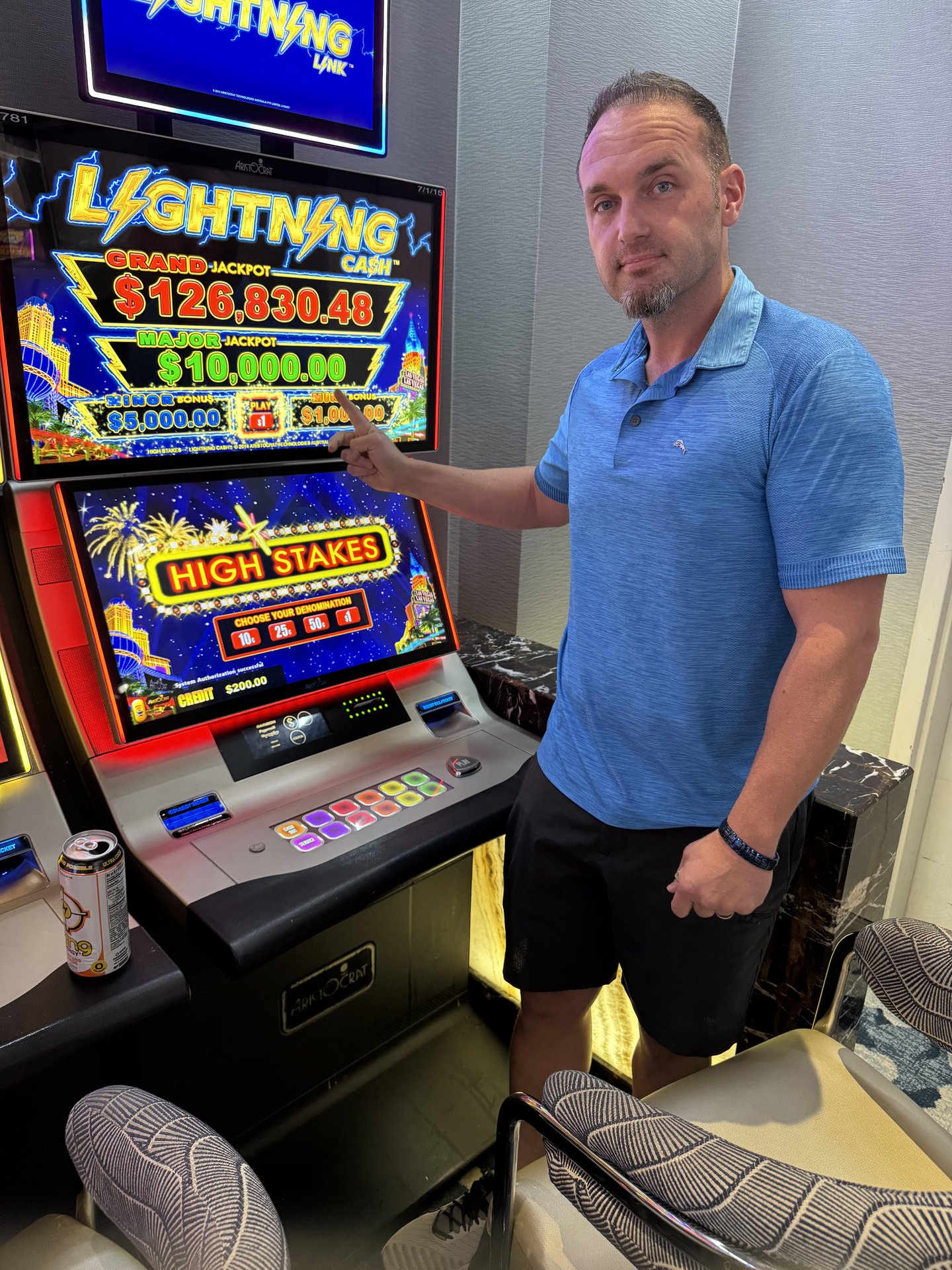 Will coaching live at a Lightning Link machine